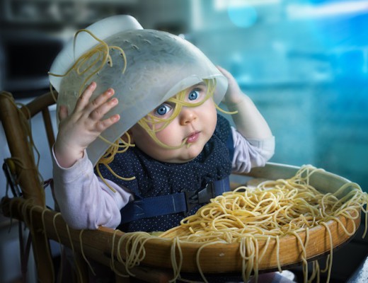 Spaghetti für Kinder