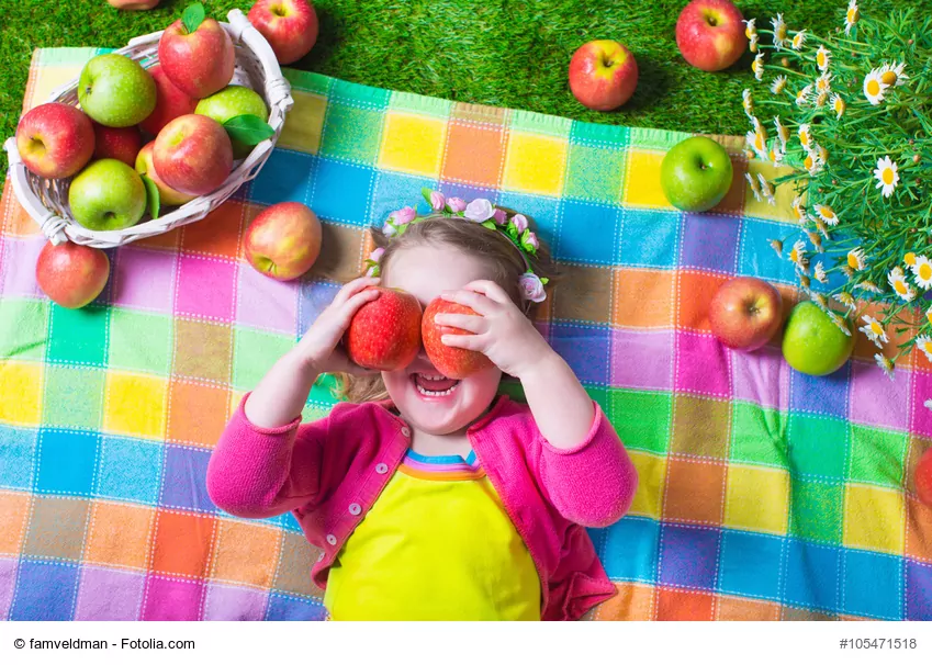 Picknick mit Kleinkindern