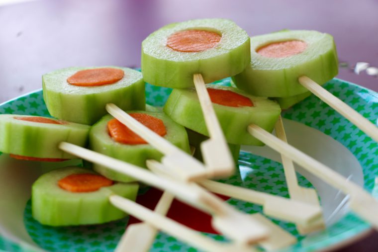 Fingerfood Kita: Gemüse Lollies