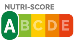 Nutri-Score Grafik mit Skala von A bis D