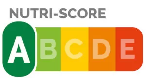 Nutri-Score Grafik mit Skala von A bis D